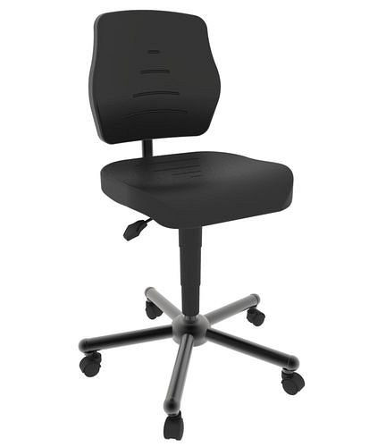 chaise pivotante de travail meychair Workster Pro, hauteur d'assise jusqu'à 630 mm, dossier avec protection antichoc, 294860