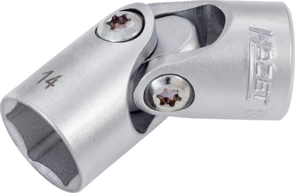 Douille articulée Hazet, hexagonale, carré creux 10 mm (3/8"), profil de traction hexagonal externe, 14 mm, 880G-14