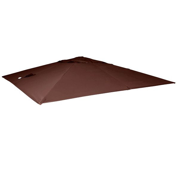 Housse de rechange Mendler pour parasol de luxe HWC-A96, housse de rechange pour parasol, 3x4m (Ø5m) polyester 3,5kg, marron, 76825