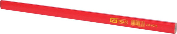 Crayon de menuisier KS Tools, rouge, HB, 300.0070