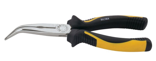 Pince ronde ELORA à lame coupante, coudée à 45 °, avec des manchons de serrage à 2 K, 471, longueur: 165 mm, 0471001602000