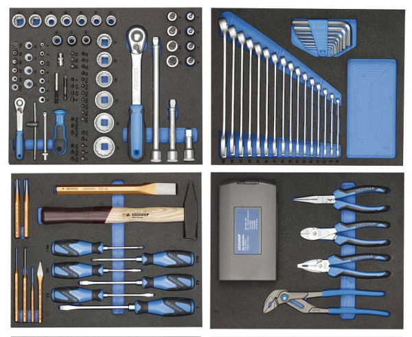 Assortiment d'outils GEDORE en modules CT, 147 pièces, 2955997