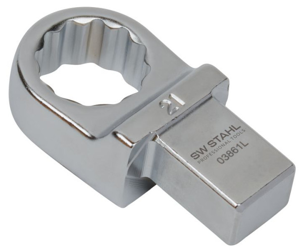 Clé polygonale à insert SW-Stahl, 21 mm, douille carrée SW 21 14 x 18 mm, 03861L