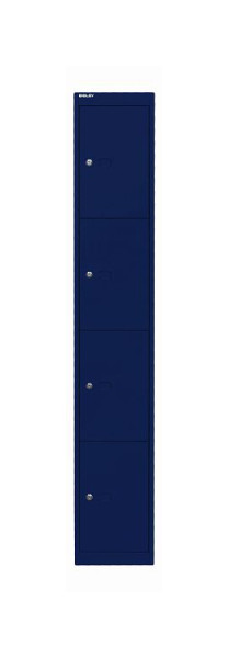Vestiaire Bisley Office, 1 compartiment, 4 tiroirs, bleu oxford, CLK124639