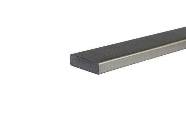Protection de surface Knuffi, profil d'avertissement et de protection, type noir, argent, 1 mètre, PS-100015