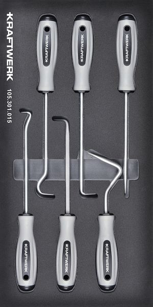 Kraftwerk BASIC LINE EVA crochet outil insert 6 pcs. Insert 20x40, 105.301.015