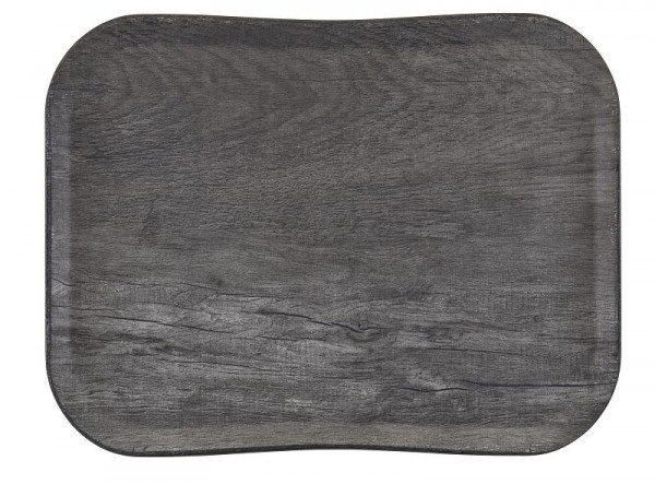 Cambro Versa Century Plateau Polyester Aspect Bois 33 x 43 cm Chêne Gris Lot de 12, VTC3343TF91