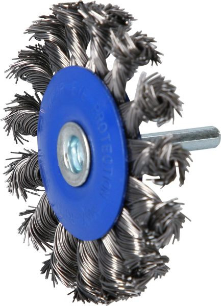 Brosse disque Brilliant Tools, nouée, Ø 75 mm avec support 6 mm, BT103109