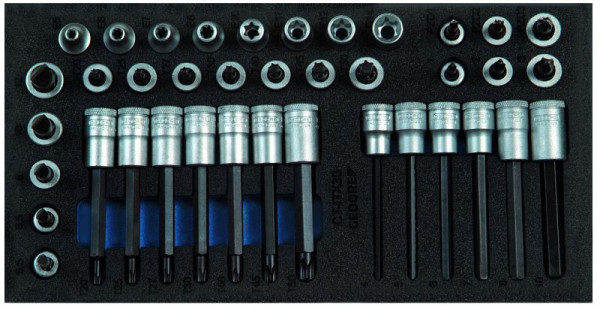 Insert GEDORE CT avec assortiment, jeu d'embouts de tournevis 3/8''', CT, 2308983
