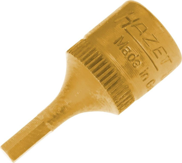 Douille de tournevis Hazet, carré creux 6,3 mm (1/4 pouce), profil à six pans creux, 3 mm, 8501-3