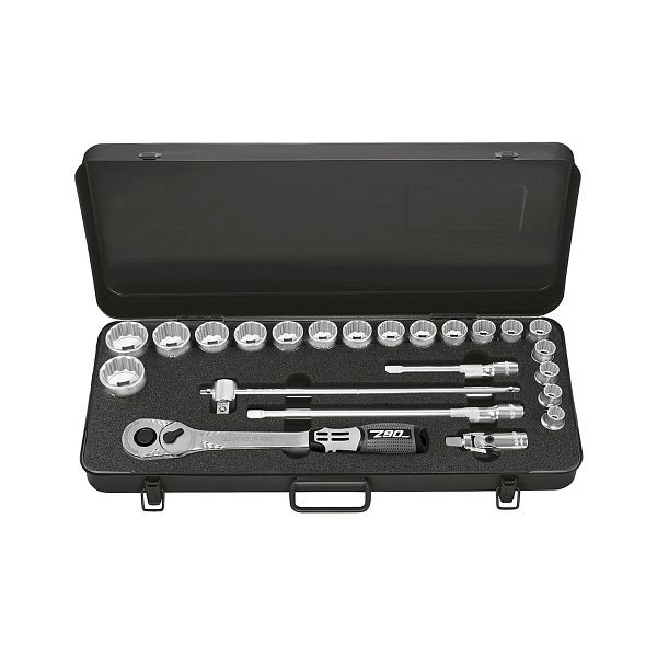 Jeu de douilles MATADOR, 12 pans, 12,5 (1/2) mm, poids : 4850 g, 4114 9231