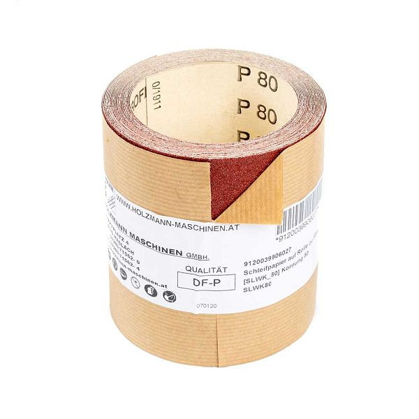 Papier abrasif Holzmann en rouleau de 5m K80, SLWK80
