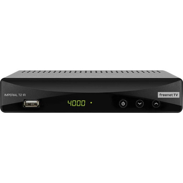 Récepteur DigitalBox T2 IR DVB-T2 avec 3 mois de télévision freenet, 77-559-00