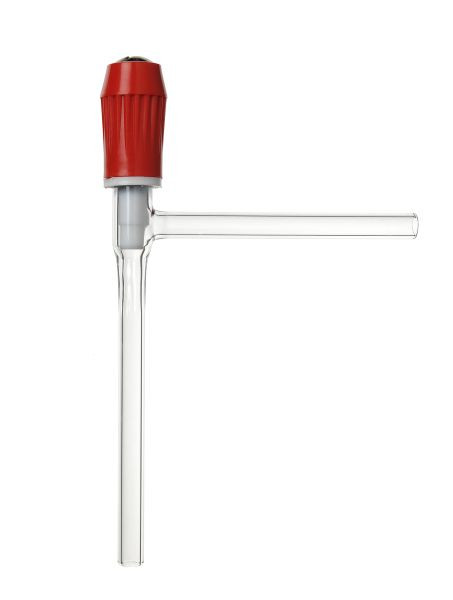 Vanne d'angle Rettberg pour vide poussé, avec tige PTFE, passage 0 - 6 mm, réglable, 134516106