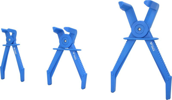 Brilliant Tools jeu de pinces de serrage pour tuyaux, coudées à 90°, 3 pièces, BT521015