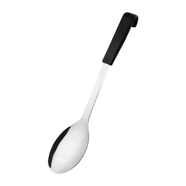 Cuillère de service Vogue avec manche noir 34cm, CS910