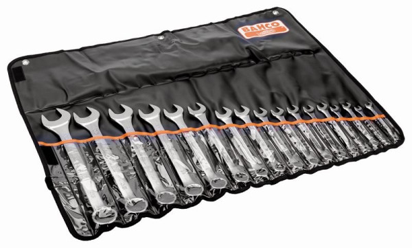Jeu de clés mixtes Bahco, 17 pièces, en coffret plastique, 8-32 mm, 111M/17TL
