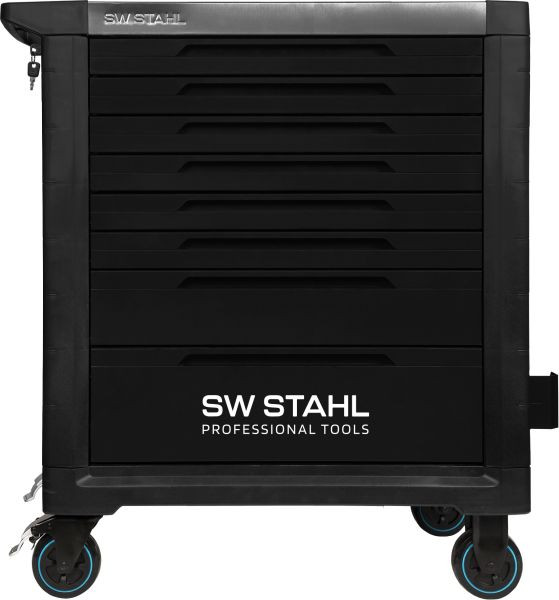 Chariot d'atelier professionnel SW-Stahl TT802, noir, vide, 07111L