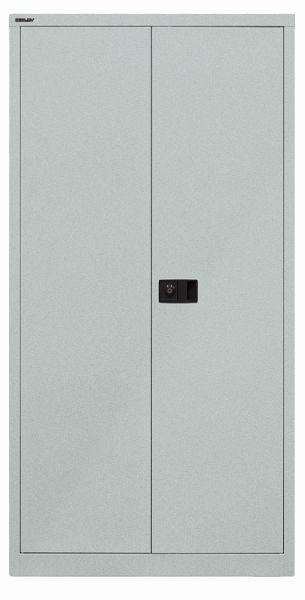 Armoire universelle à portes battantes Bisley, 3 étagères, 4 OH, argent, E722A03355