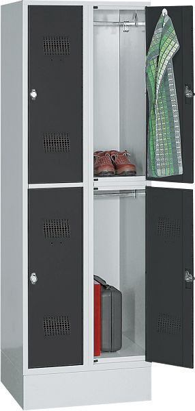 Casier Kraftwerk série 53, 600x1850x500 mm, 4 compartiments, 122185005