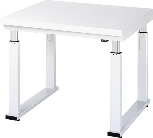 Etabli RAU série adlatus 600 (réglable électriquement en hauteur), plan de travail avec revêtement en stratifié dur, 1000x740-1140x900 mm, 08-WB-100-090-H