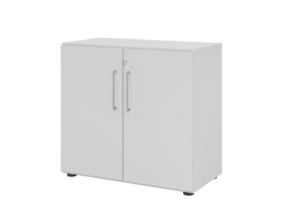 Armoire Hammerbacher 928T2, 2 OH, corps : gris / façade : gris, 80 x 42 x 74,6 cm (LxPxH), V928T2/5/5/BS
