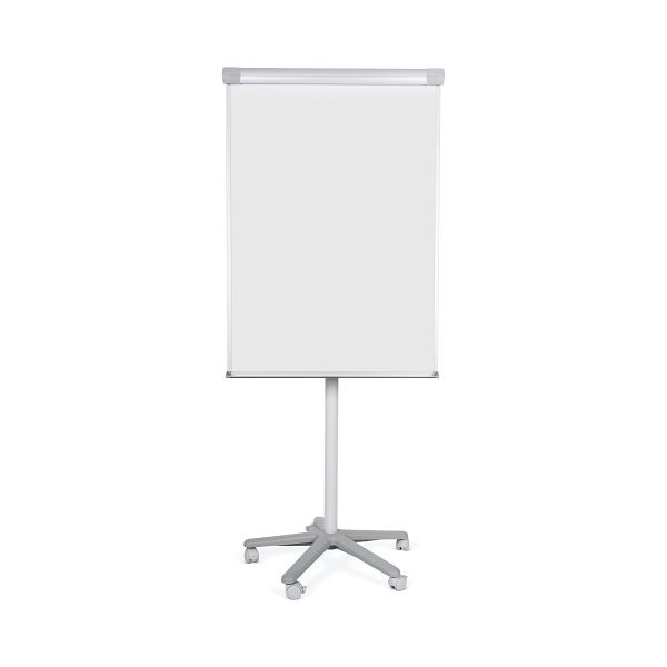 Flipchart magnétique classique Bi-Office Maya, mobile, gris 70x100cm, EA4806175GR