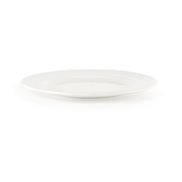 Assiettes rondes classiques Churchill Whiteware 25,4 cm (lot de 24), P603