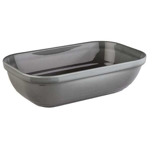 APS Cuve GN 1/4 -EMMA-, 26,5 x 16,2 cm, hauteur : 7,5 cm, mélamine, gris, 1,5 litre, 85128