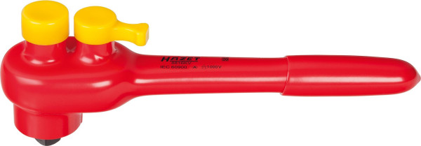 Cliquet réversible Hazet, double isolation, solide carré 10 mm (3/8 pouce), 8816KV