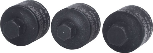 KS Tools Jeu de douilles pour étrier de frein 3/8", 3 pièces, 150.2225