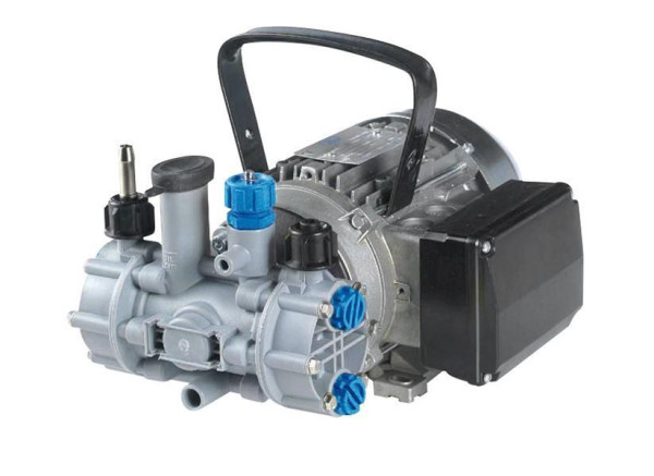 Pompe à membrane ZUWA MC 18, version acide, 230 V, avec moteur électrique, câble, fiche, débit 11,9 l/min, 1206422