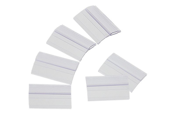 Languette de verrouillage Eichner pour la série Platin Line, transparente, UE : 25 pièces, 9039-10091