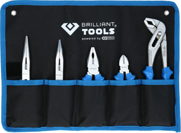 Brilliant Tools Jeu de pinces, 5 pièces, BT060005