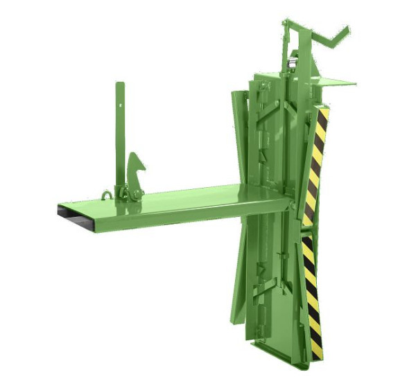 Retourneur de boîtes grillagées RR Industrietechnik type RGW RAL 6011, 100600250
