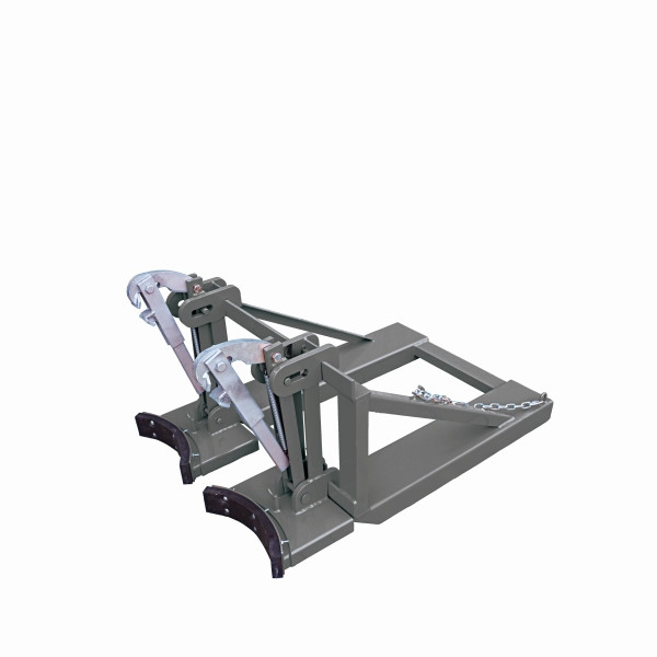 Lève-tonneaux industriel Eichinger pour fûts en acier et en plastique, 2 x fûts, gris anthracite, 22120100000096