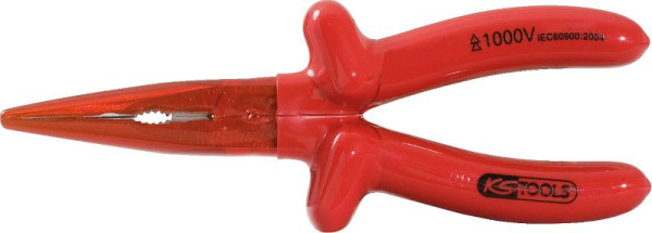 KS Tools 1000V pince à bec effilé tête de travail revêtue 200mm, 117.1718