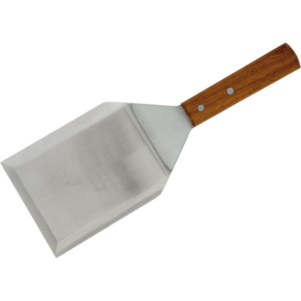 Spatule Stalgast avec manche en bois, longueur lame 14 cm, KK1401140