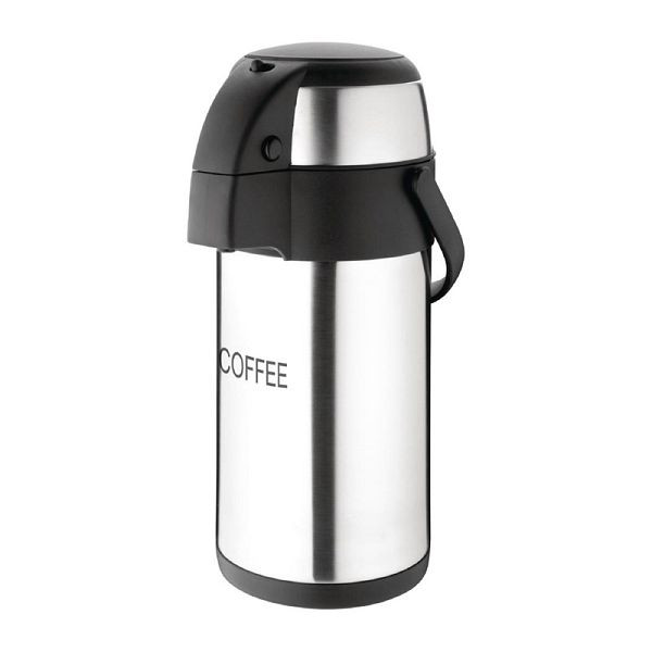 Pichet isotherme à pompe OLYMPIA 3L CAFÉ, DP128