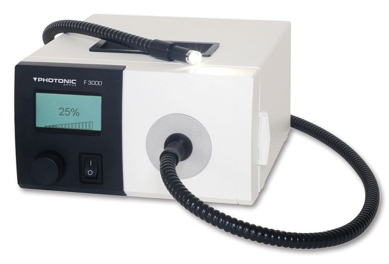 Source lumineuse LED PHOTONIC F3000, télécommandable, alimentation de table 100-240V, sans cordon d'alimentation, 10060.1
