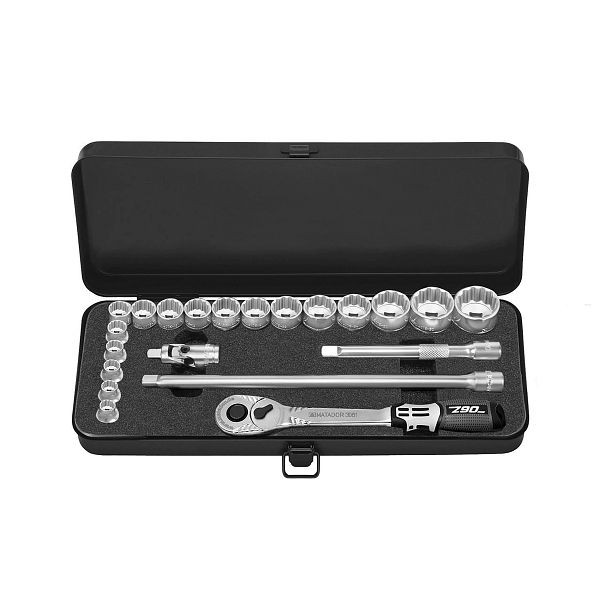 Jeu de clés à douille MATADOR, 12 pans, 10 (3/8) mm, longueur : 320 mm, 3115 9211