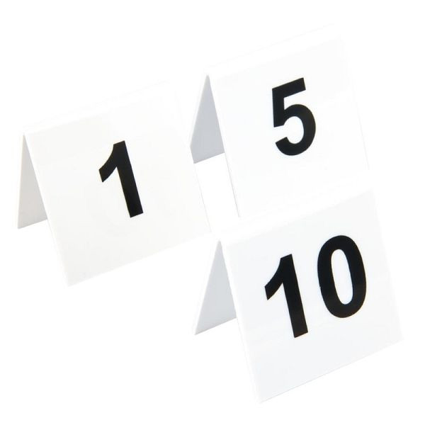 Plaques d'immatriculation OLYMPIA plastique 1 - 10, L981