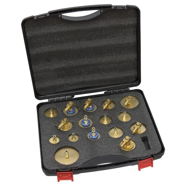 Adaptateur de purge de frein RepTools avec connexion EURO, 16 pièces, XXL-120476