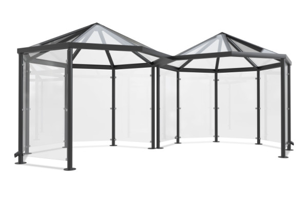 WSM Pavilion Paris P802 VSG combinaison deux pièces transparente en kit, 102100043