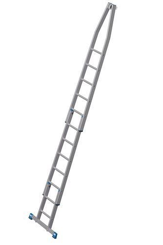 Échelle à rallonge Krause en aluminium, jeu de 2 pièces, 12 échelons, 307665