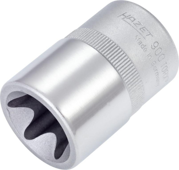 Insert pour clé à douille Hazet TORX®, carré creux 12,5 mm (1/2 pouce), profil extérieur TORX®, E24, 900-E24