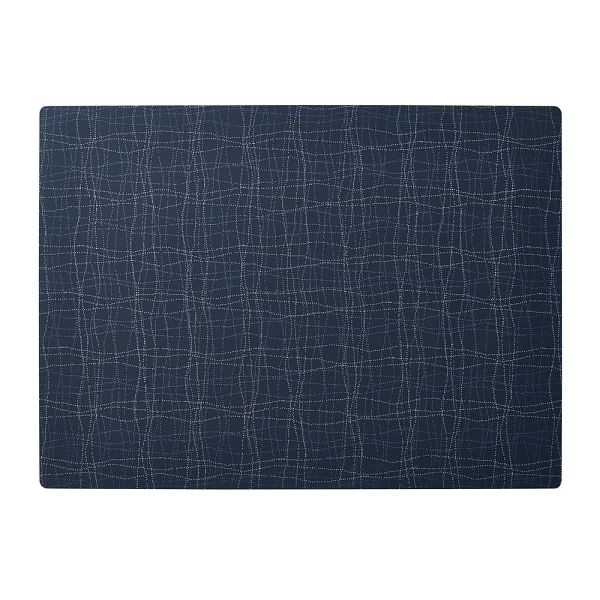 Sets de table APS, 45 x 33 cm, silicone, bleu foncé, lot de 24, 60586
