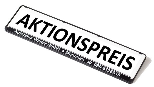 Enseigne publicitaire Eichner Miniletter standard, blanc, impression : Offre spéciale, 9219-00153