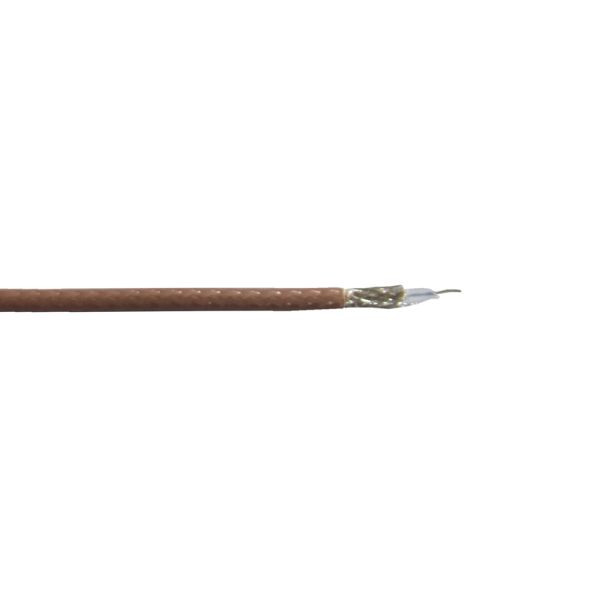Câble haute fréquence connectivité bda RG 179-FEP MIL-C17 marron / transparent - bobine 100m, 10912011
