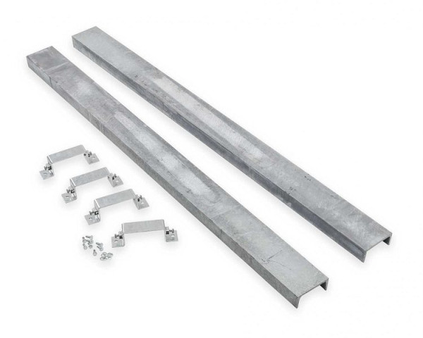 Support de chariot élévateur Growi à visser, pour rack cuboïde Comfort-Line 2 x 2 m, 10056510